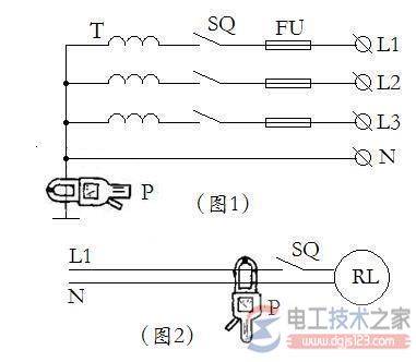 钳形电流表如何判断漏电接地故障点?