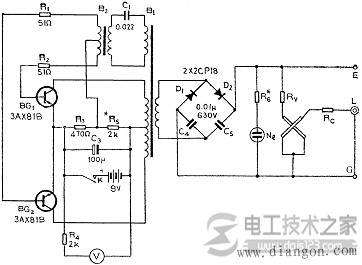 晶体管兆欧表的原理图解与使用方法