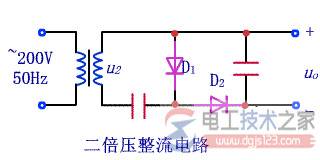 【图】倍压整流电路的工作原理_倍压整流电路的电路图