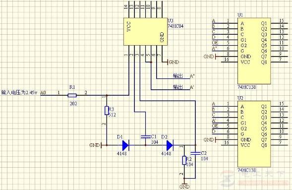 一例发光二极管(LED)的显示驱动电路