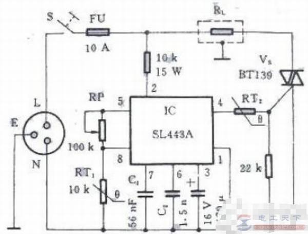 电热水器调温控制电路图,储水式电热水器电路图