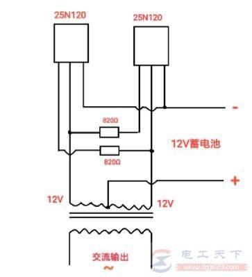 用电磁炉功率管制作一个简单实用逆变电路