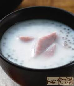 芋头椰汁西米露 芋头椰汁西米露