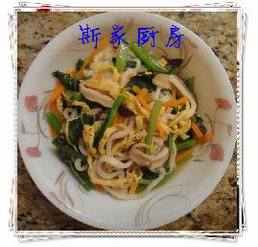 三丝青菜手擀面 三丝青菜手擀面