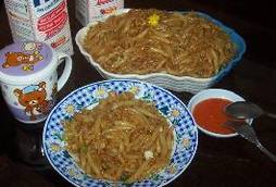 猪油渣肉碎炒老鼠粉——快乐早餐 猪油渣肉碎炒老鼠粉——快乐早餐