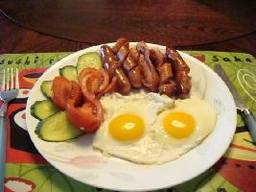 美丽的星期天早餐 美丽的星期天早餐