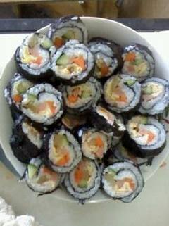 简易紫菜卷饭(寿司) 简易紫菜卷饭(寿司)