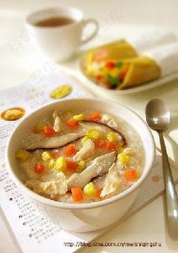 香菇鸡肉粥 香菇鸡肉粥