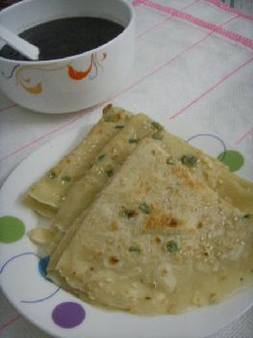 葱香鸡蛋摊饼 葱香鸡蛋摊饼