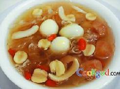 雪耳鹌鹑蛋养神汤 雪耳鹌鹑蛋养神汤