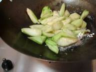 肉片炒丝瓜