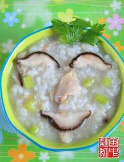 香菇鱼片粥 香菇鱼片粥