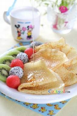 柠香牛奶蛋饼 柠香牛奶蛋饼