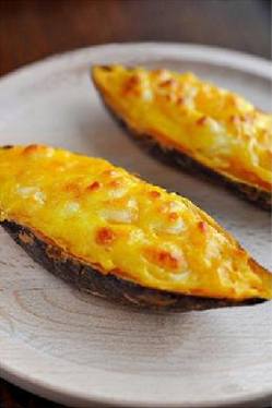 芝士奶油焗红薯 芝士奶油焗红薯