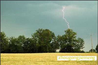 梦见晴天打雷