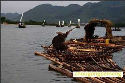 梦见木排 竹排 木筏