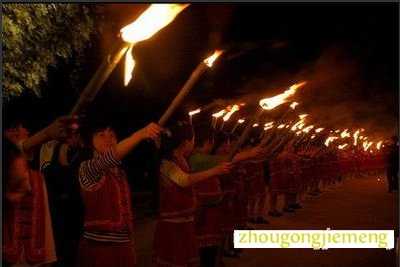 梦见照明火把